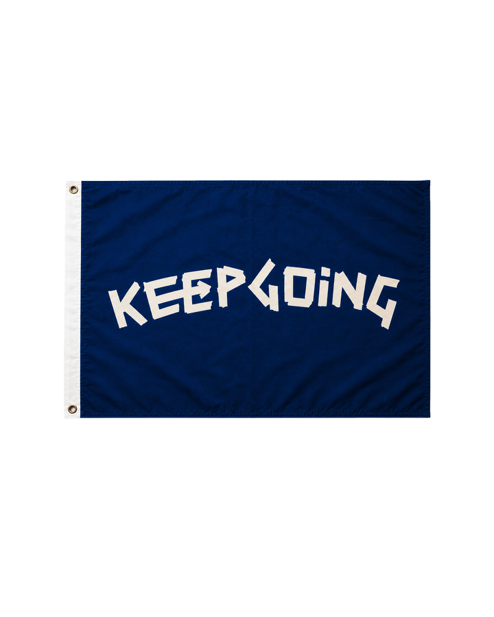 Keep Going Navy Flag